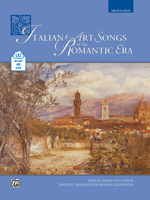Patricia Chiti : Italian Art Songs of the Romantic Era - Medium High : Solo : Songbook & CD : 038081049625  : 00-4965