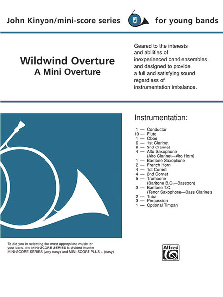 【新品】OVERTURE/vistlip Wildwind Overture: Concert Band Conductor Score & Parts