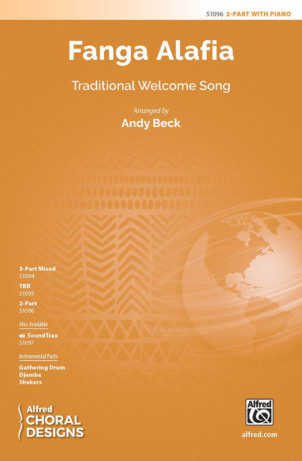 Fanga Alafia : 2-Part : Andy Beck : Sheet Music : 00-51096 : 038081581330 