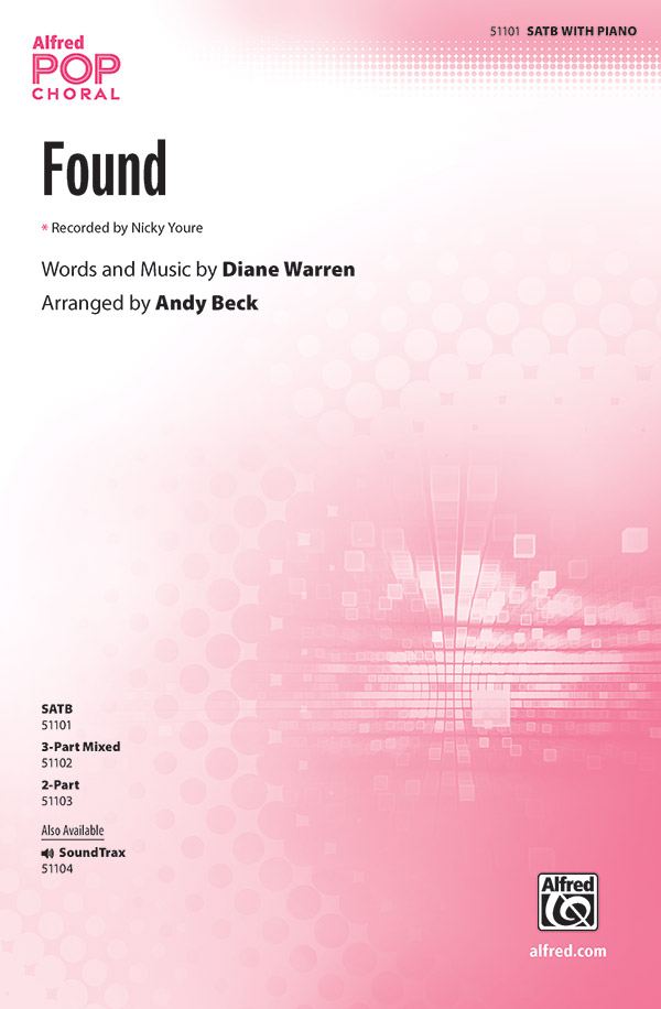 Found : SATB : Andy Beck : Sheet Music : 00-51101 : 038081581385 