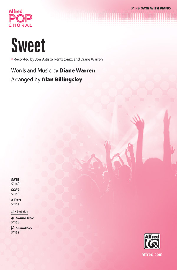Sweet : SATB : Alan Billingsley : Jon Batiste : Sheet Music : 00-51149 : 038081581866 