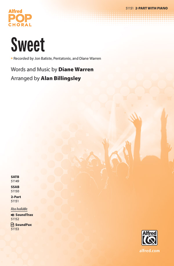 Sweet : 2-Part : Alan Billingsley : Jon Batiste : Sheet Music : 00-51151 : 038081581880 