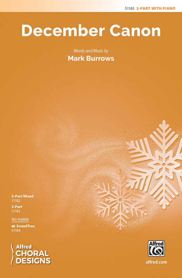 December Canon : 2-Part : Mark Burrows : Sheet Music : 00-51183 : 038081582207 