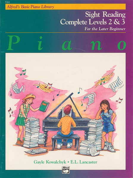 Alfred’s Basic Piano Library: Sight Reading Book Complete Level 2 & 3