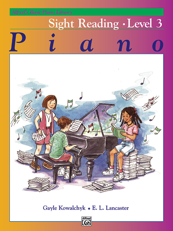 Alfred's Basic Piano Library: Sight Reading Book 3: Piano Book | Sheet ...