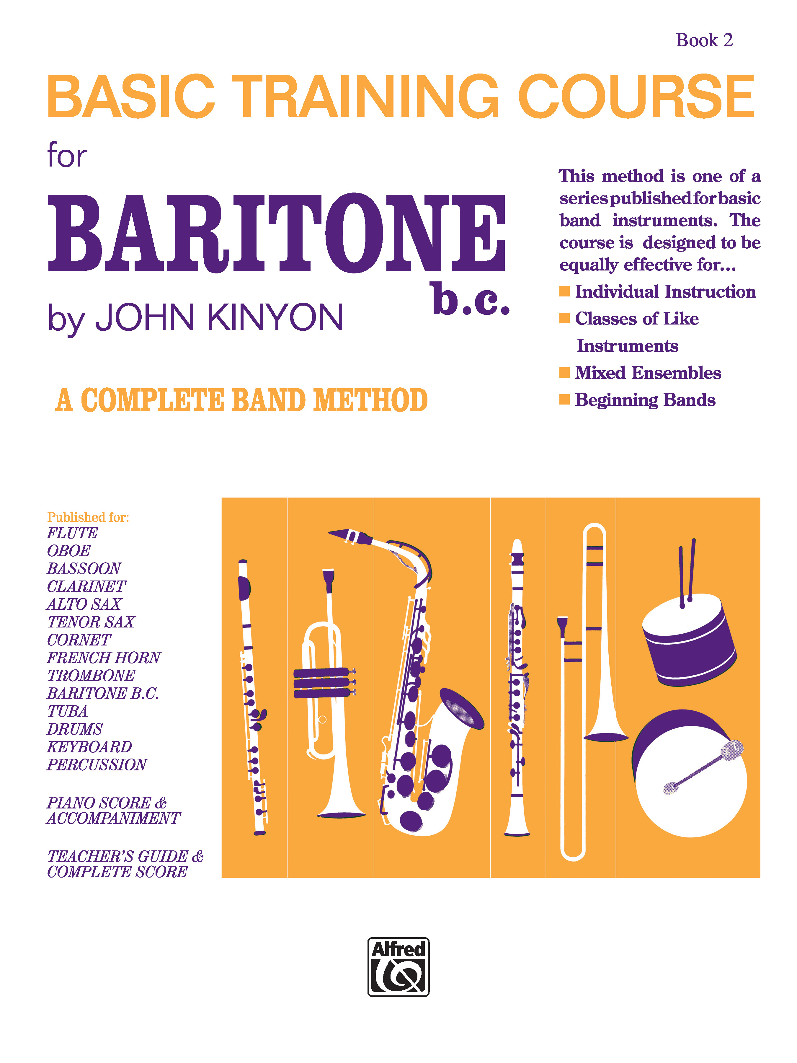 John Kinyon's Basic Training Course, Book 2 Baritone B.C. Book Sheet