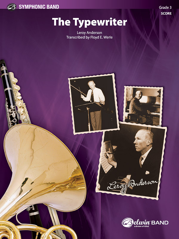 The Typewriter Concert Band Conductor Score Leroy Anderson Sheet Music