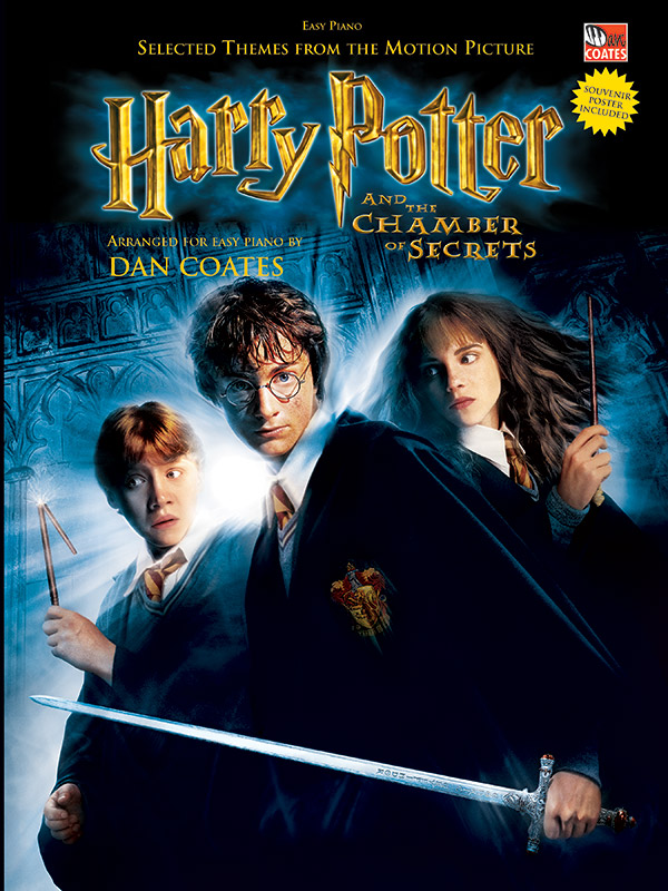 Harry Potter And The Chamber Of Secrets Selected Themes From The Motion Picture Piano Book Poster John Williams