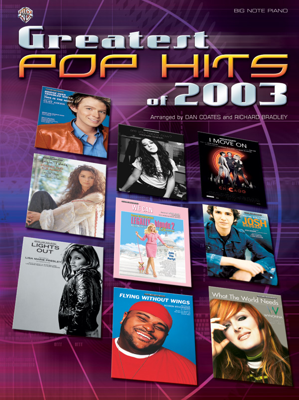 Greatest Pop Hits of 2003 Piano Book Sheet Music