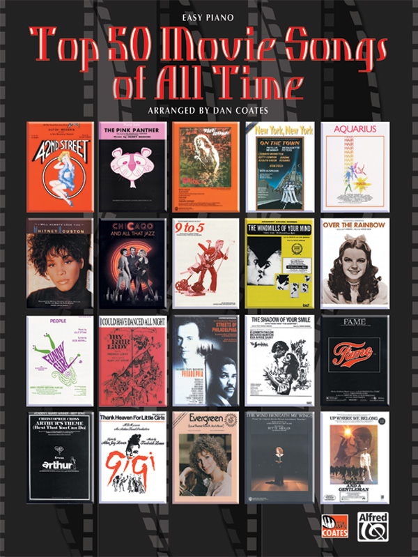 Top 50 Movie Songs of All Time: Piano Book | Sheet Music