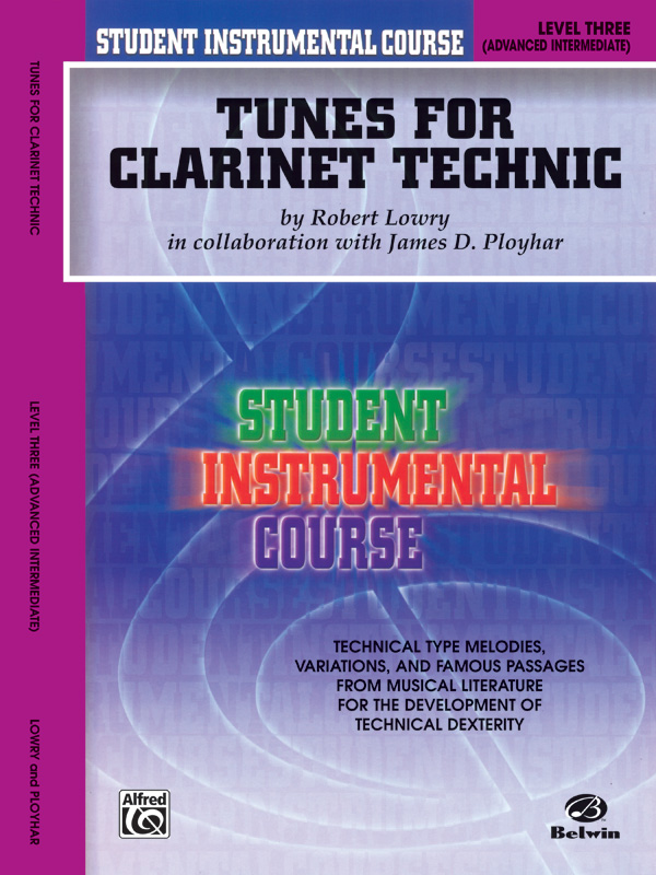 Student Instrumental Course: Tunes for Clarinet Technic, Level III