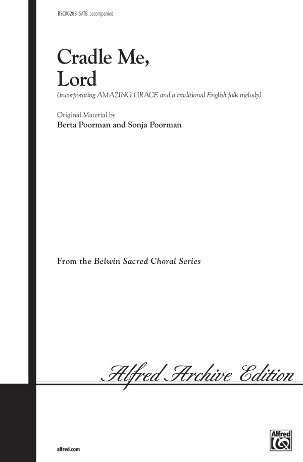 Cradle Me, Lord SATB Choral Octavo Berta Poorman Sheet Music