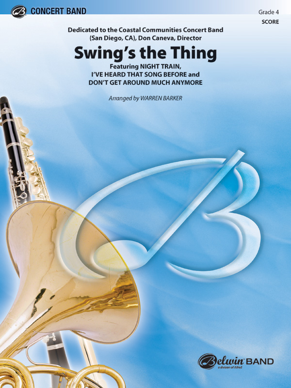 Swing's the Thing: Concert Band Conductor Score | Sheet Music