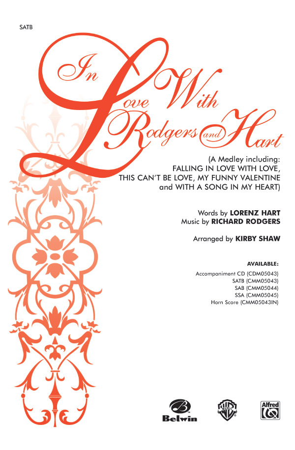 In Love with Rodgers and Hart (A Medley) : SATB : Kirby Shaw : Richard Rodgers : Sheet Music : 00-CMM05043 : 654979095620 