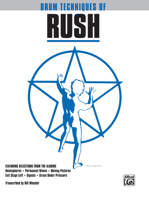 Drum Techniques of Rush Drum Transcriptions Book Rush Sheet Music