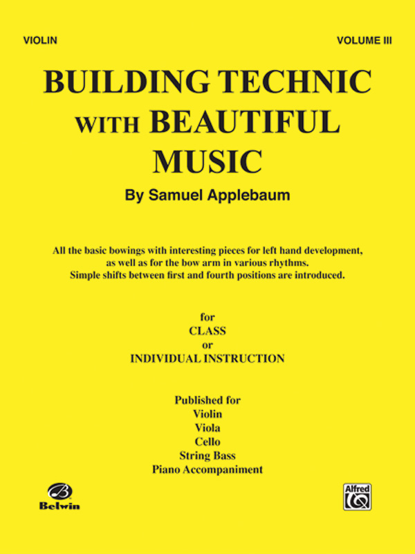 Building Technic With Beautiful Music, Book III