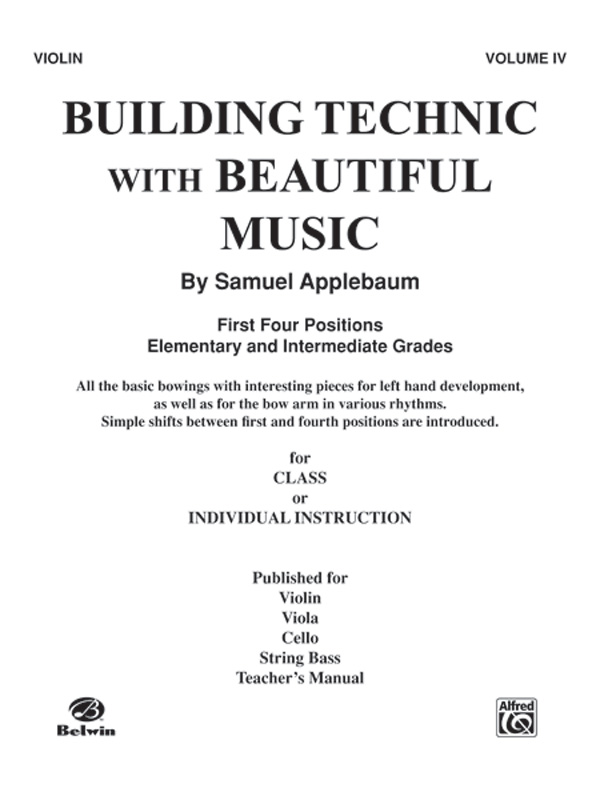 Building Technic With Beautiful Music, Book IV