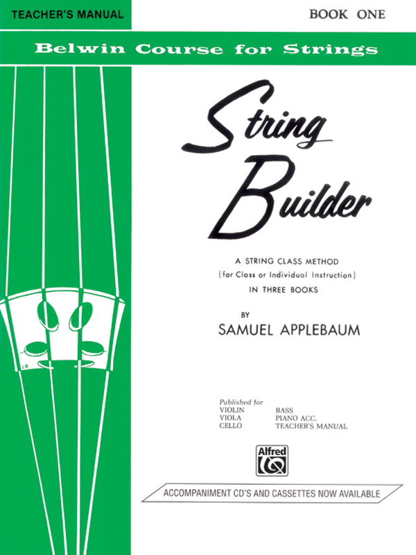 String Builder, Book One: Teacher's Manual Book