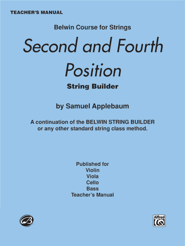 2nd and 4th Position String Builder: Teacher's Manual Book