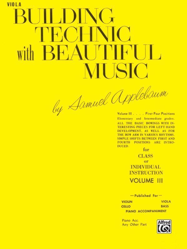 Building Technic With Beautiful Music, Book III