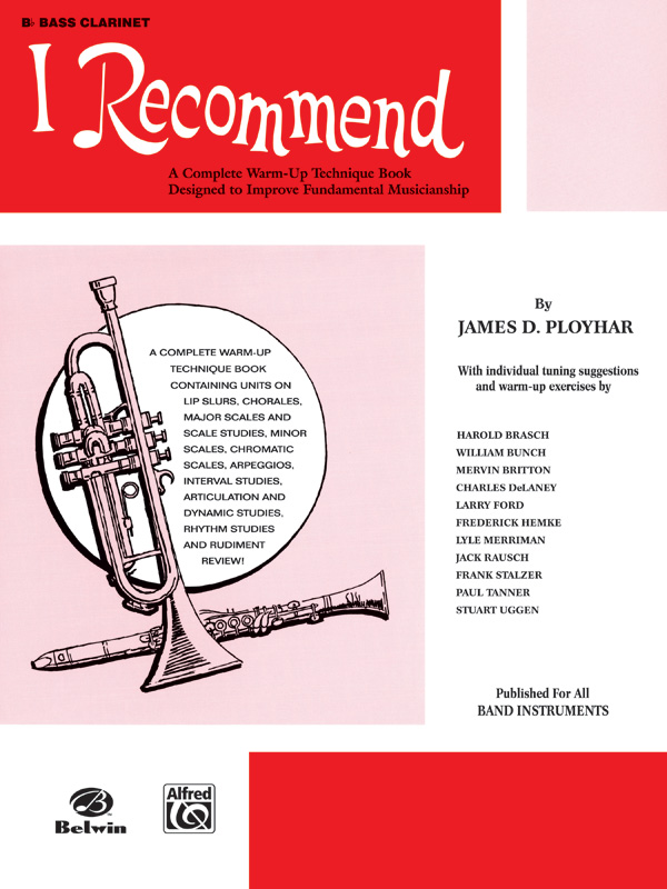 I Recommend B Flat Bass Clarinet Book I Recommend B Flat Bass Clarinet Book