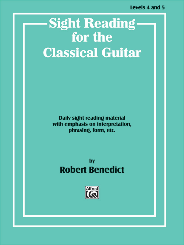 Sight Reading for the Classical Guitar, Level IV-V