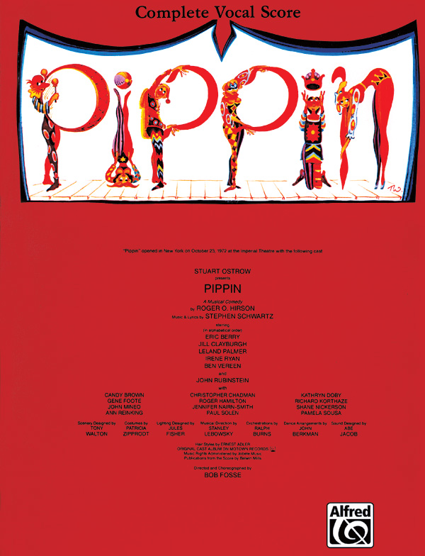 Pippin Vocal Book Stephen Schwartz