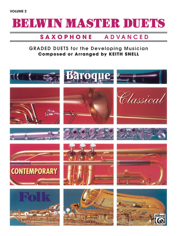 Belwin Master Duets (Saxophone), Advanced Volume 2: Saxophone Book