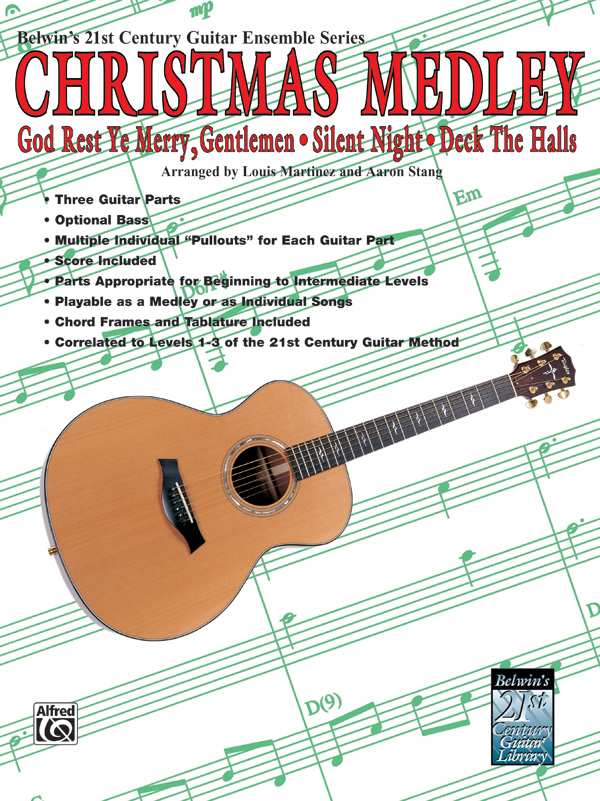 21st Century Guitar Ensemble Series Christmas Medley String Bass