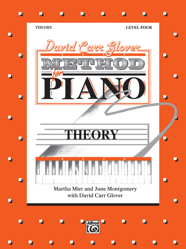 David Carr Glover Method for Piano: Theory, Level 4