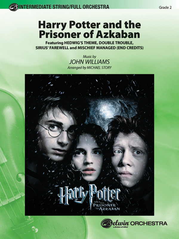 Harry Potter and the Prisoner of Azkaban Full Orchestra Conductor Score & Parts 