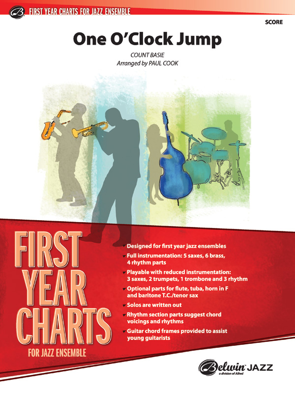 One O Clock Jump Jazz Ensemble Conductor Score Count Basie One O Clock Jump Jazz Ensemble Conductor Score Count Basie