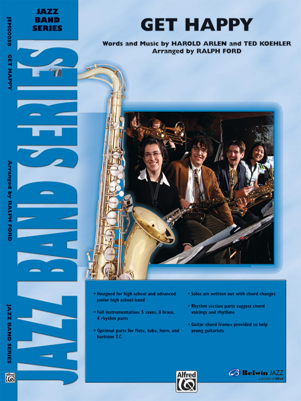 Get Happy Jazz Ensemble Conductor Score & Parts Sheet Music