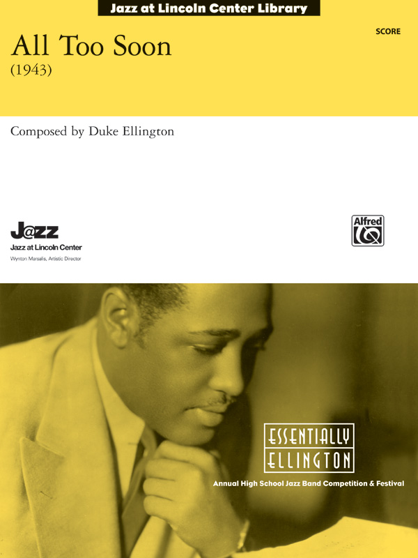 All Too Soon Jazz Ensemble Conductor Score Duke Ellington Sheet Music 9110