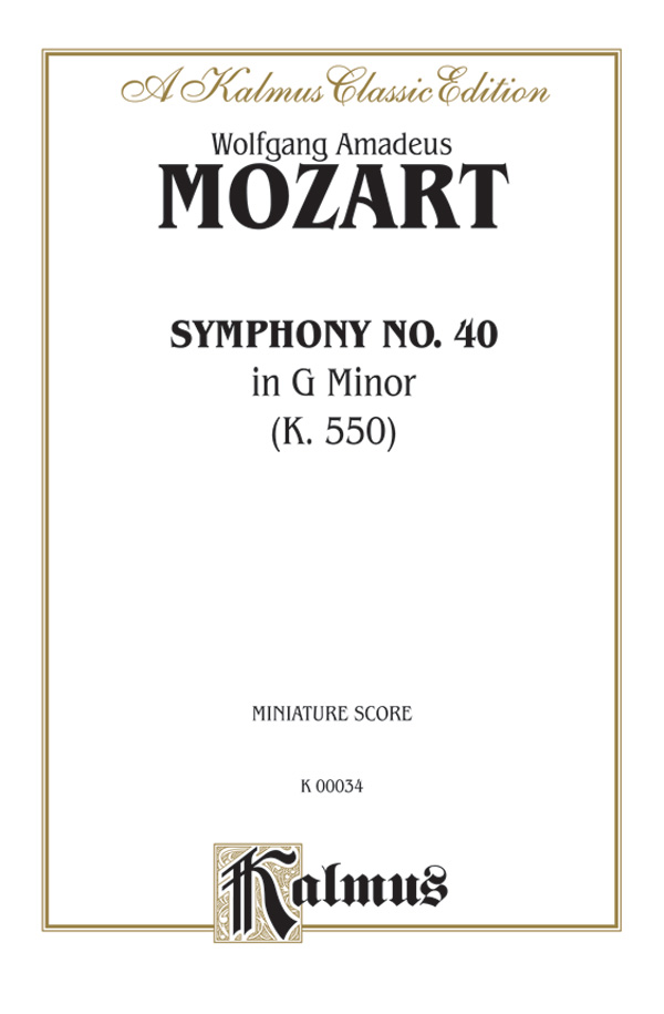 Symphony No. 40 in G Minor, K. 550