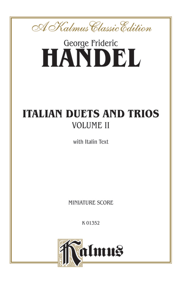 Italian Duets and Trios, Volume II