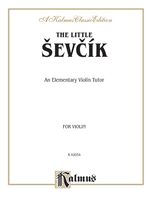 The Little evcík (An Elementary Violin Tutor)