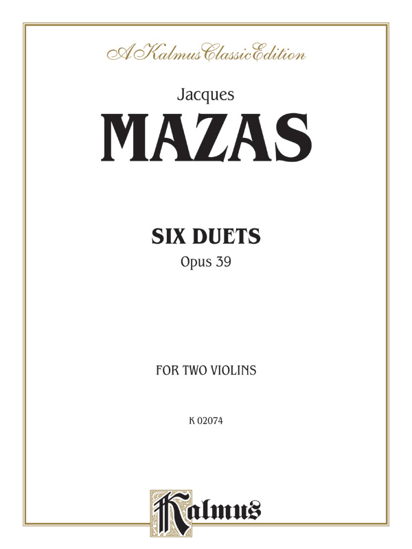 Six Duets, Opus 39