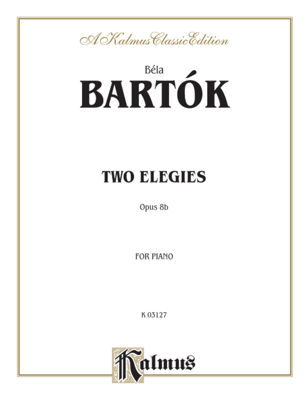 Two Elegies, Opus 88