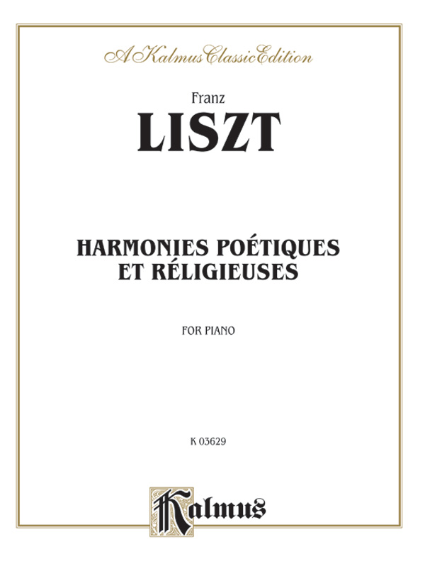 Harmonies poétiques and réligieuses