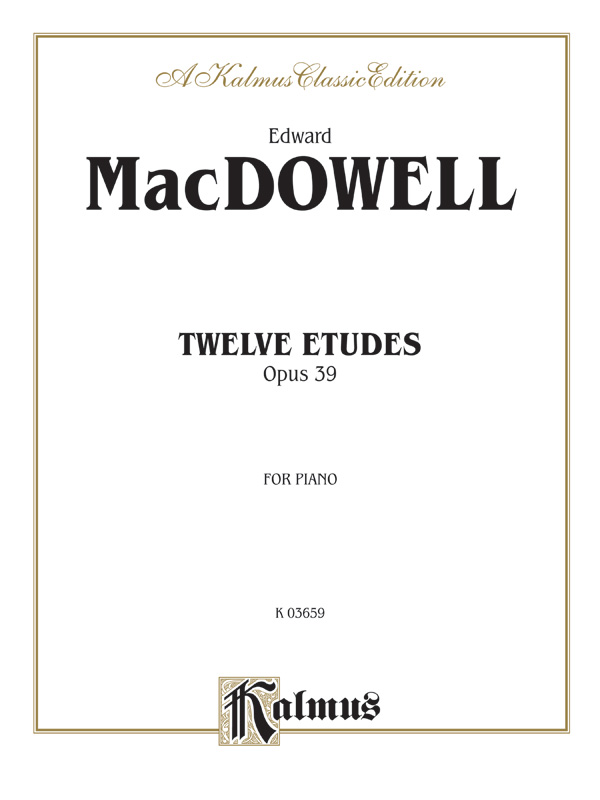 Twelve Etudes, Opus 39