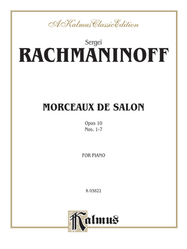 Morceaux de Salon, Opus 10