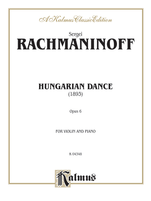 Hungarian Dance (Urtext)