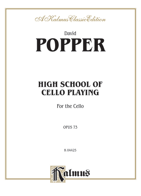 The Popper High School Study Book For Cello, Volume Two - C. HARVEY  PUBLICATIONS