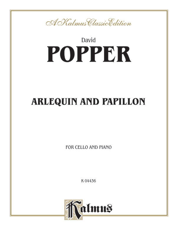 Popper: Arlequin and Papillon: Arlequin, Op. No. 1 - Digital Sheet Music Download