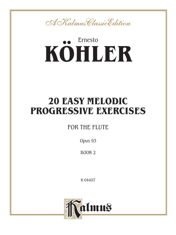 Twenty Easy Melodic Progressive Exercises, Opus 93, Book II