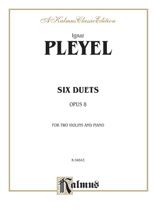 Pleyel: Six Duets, Op. 8