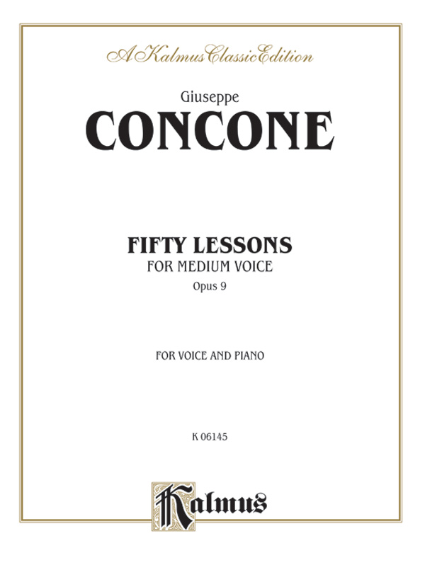 50 Leçons De Chant, Op.9 (Concone, Giuseppe