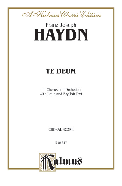 Te Deum Laudamus: SATB Choral Book: Franz Joseph Haydn