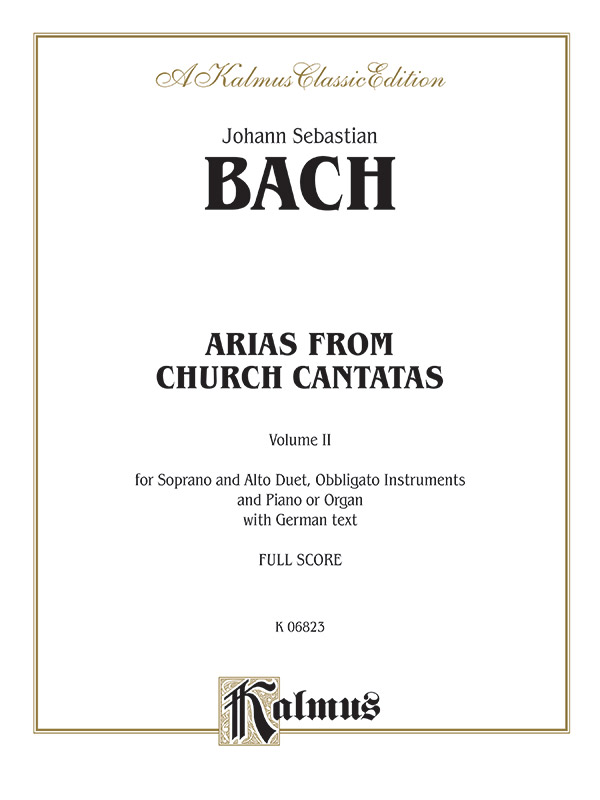 Arias from Church Cantatas, Volume II (4 Duets)